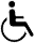 Logo fauteuil roulant